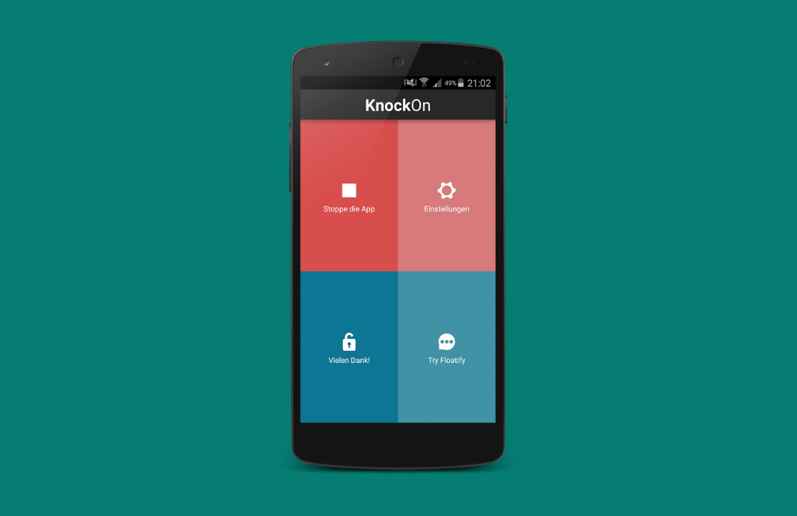KnockOn: snelle ontgrendelmethode voor elk Android-toestel