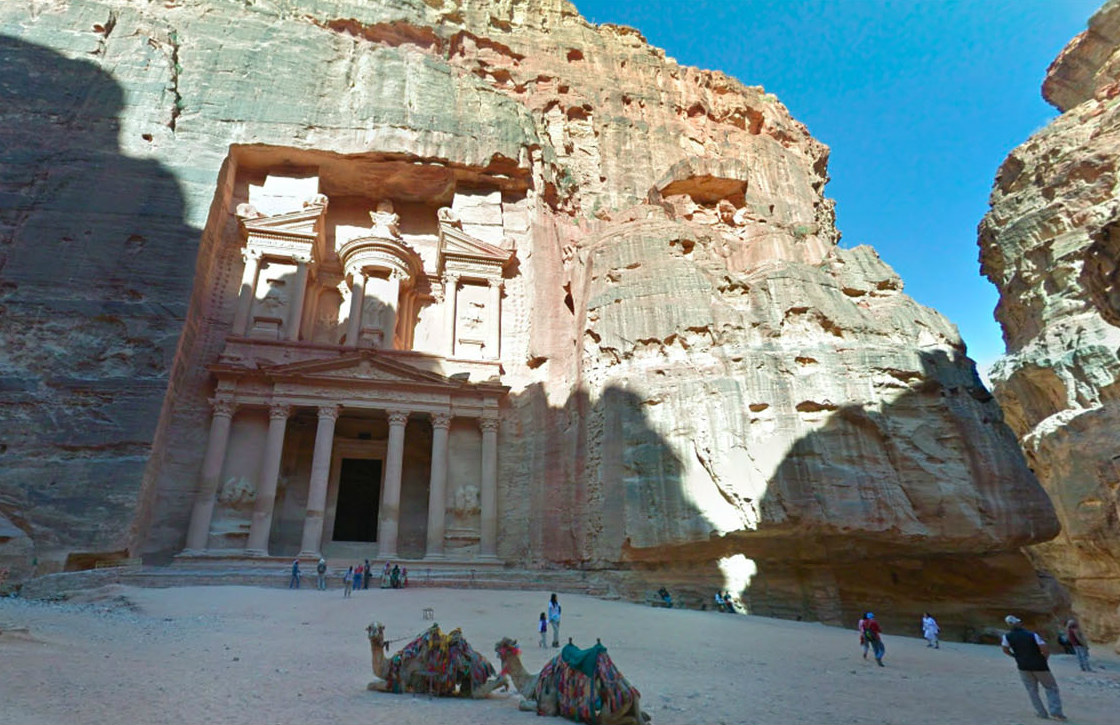 Op reis naar het prachtige Jordanië via Google Maps