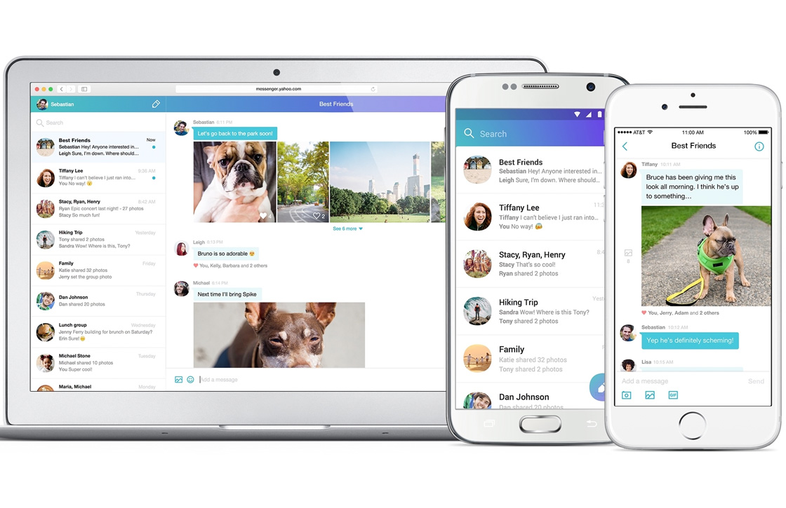 Yahoo Messenger voor Android compleet vernieuwd