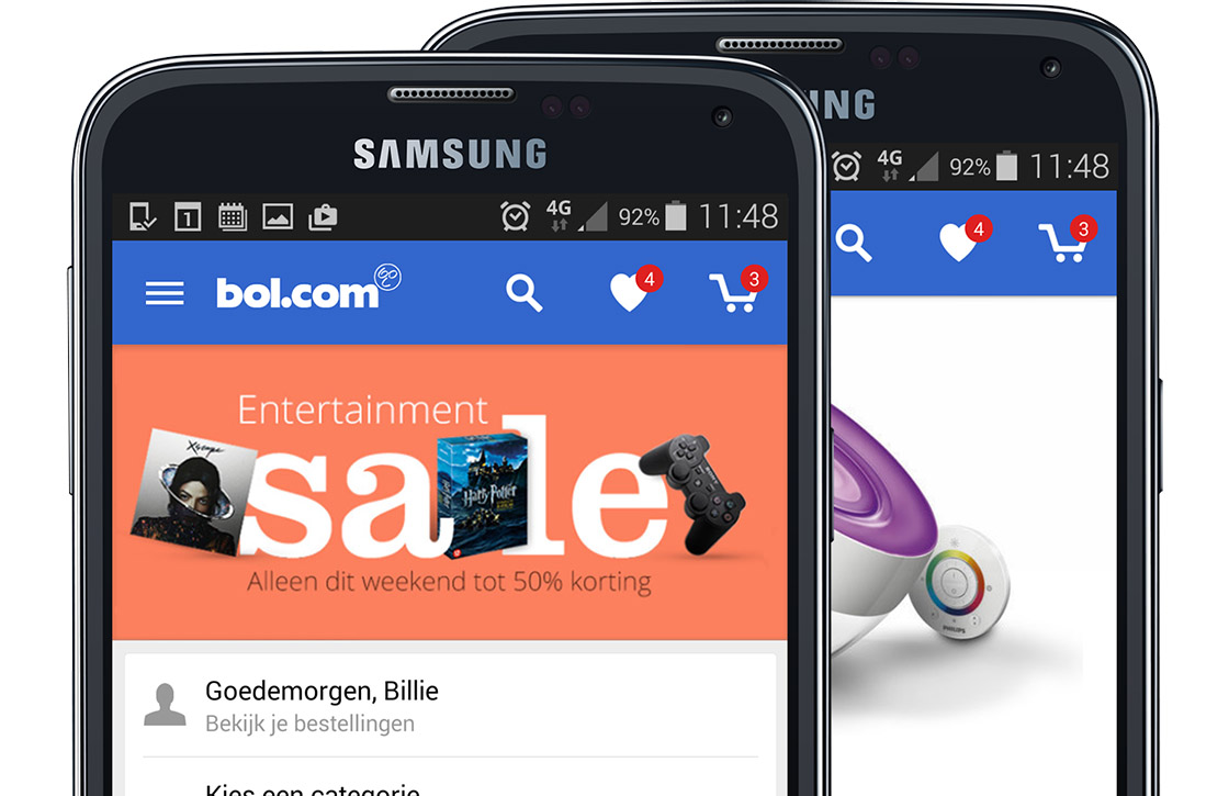Bol.com laat Android-gebruikers inloggen met vingerafdruk
