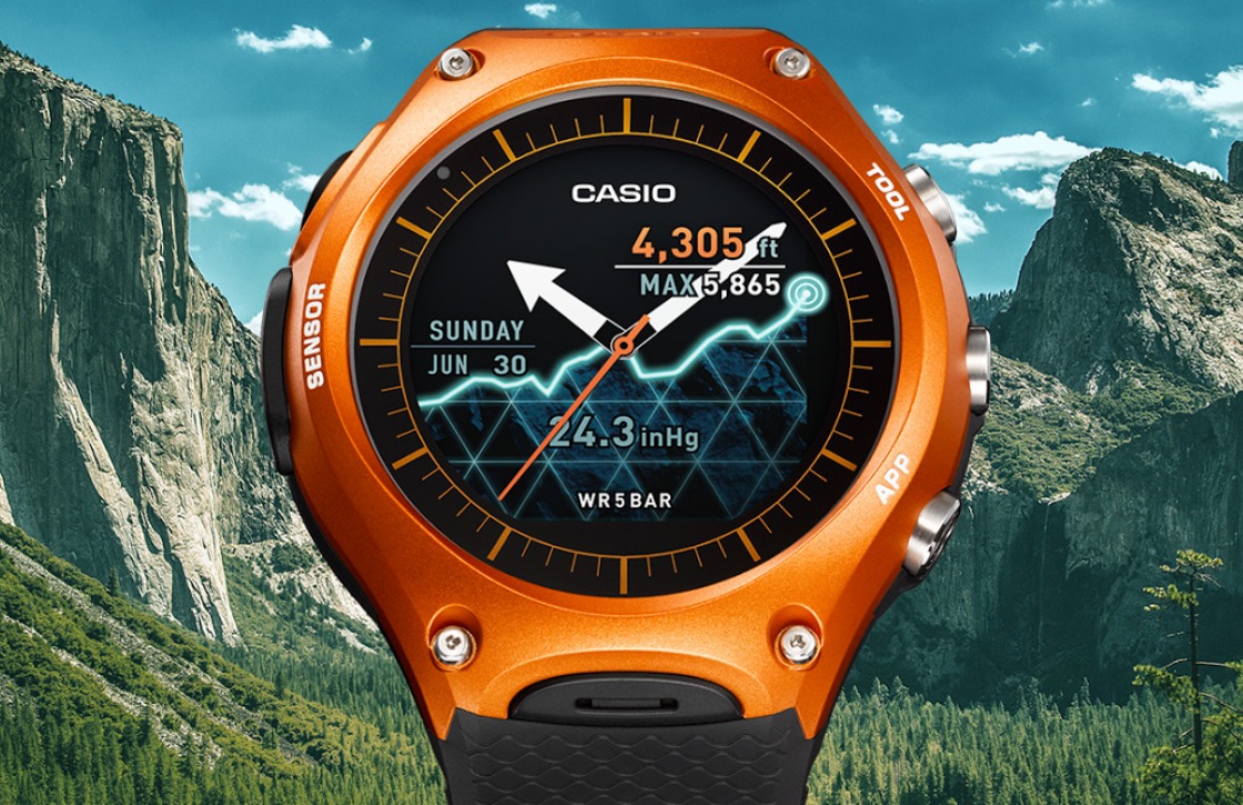 Casio introduceert Android Wear-horloge met bijzonder scherm