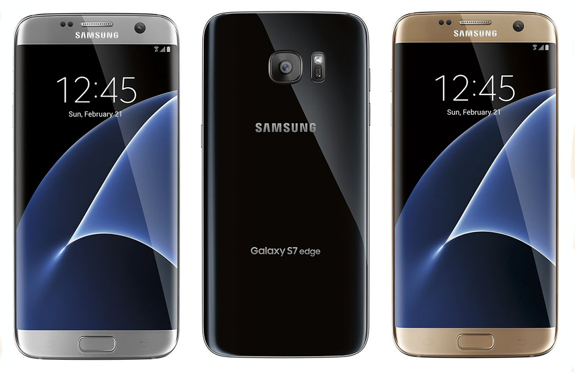 ‘Renders tonen Galaxy S7 Edge in drie verschillende kleuren’