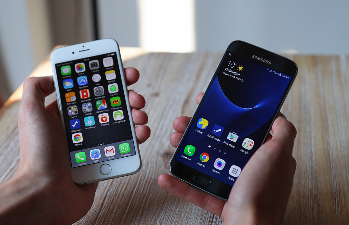 Samsung Galaxy S7 vs iPhone 6S: strijd der vlaggenschepen