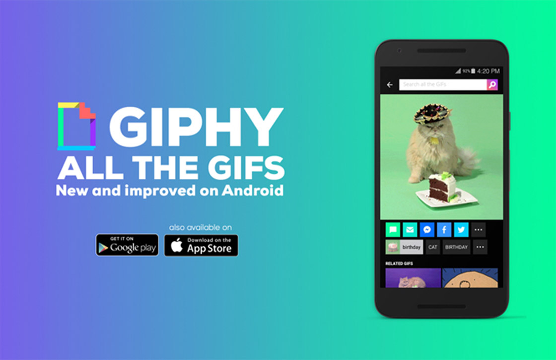 Giphy brengt eindelijk volwaardige Android-app uit