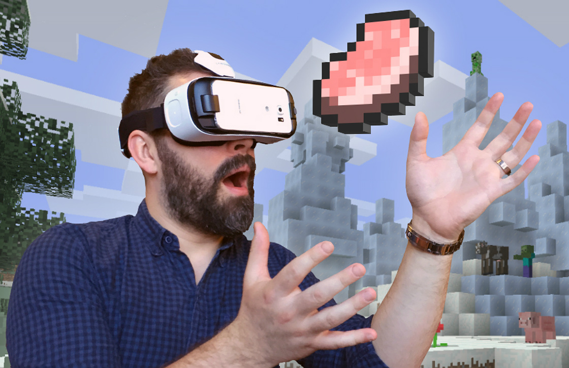 Minecraft nu beschikbaar voor Samsung Gear VR