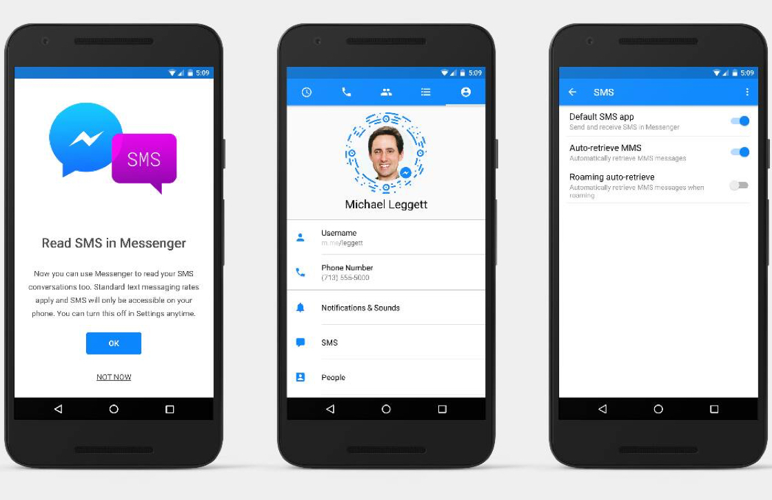 Facebook Messenger voegt sms-functie toe aan Android-app