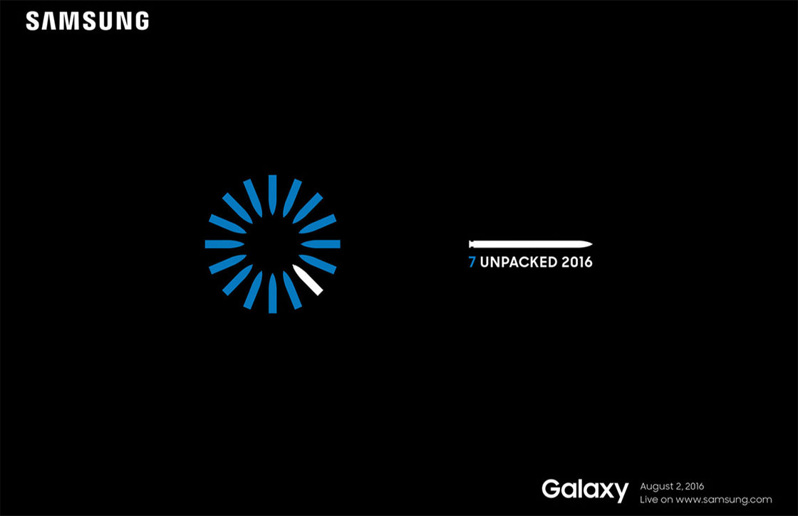 Samsung presenteert Galaxy Note 7 op 2 augustus