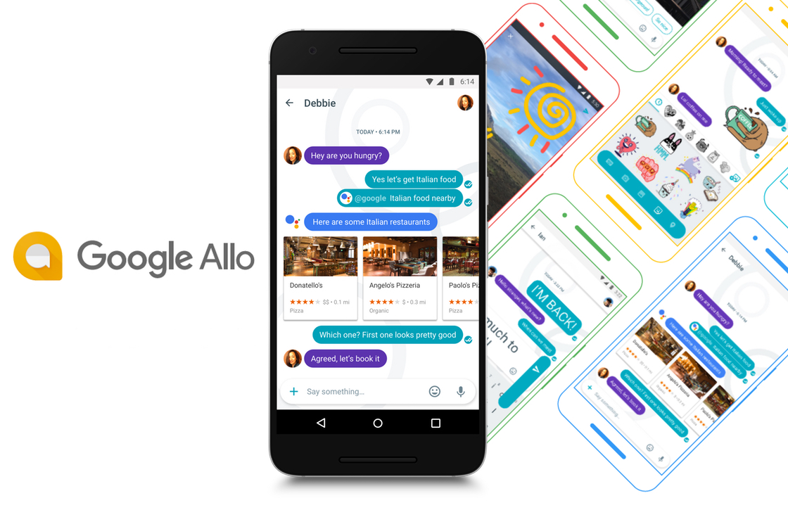 Google Allo 5.0 biedt in-app browser, selfiestickers in de maak