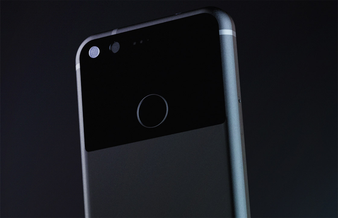 Google Pixel-foto’s tonen toestel in het zwart, blauw en zilver