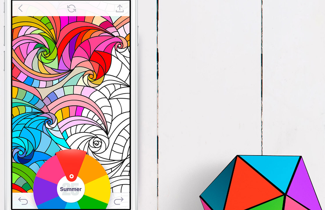 Kom tot rust met deze kleurboeken-app voor Android