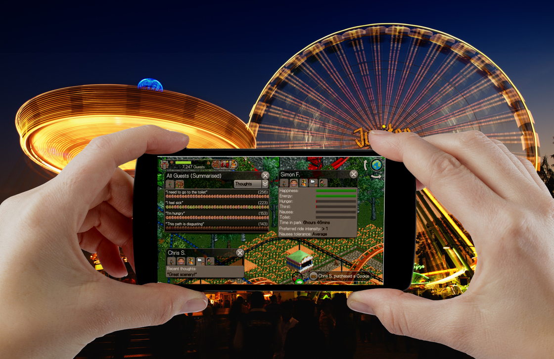 Rollercoaster Tycoon Classic brengt klassieke pretparkgame naar Android