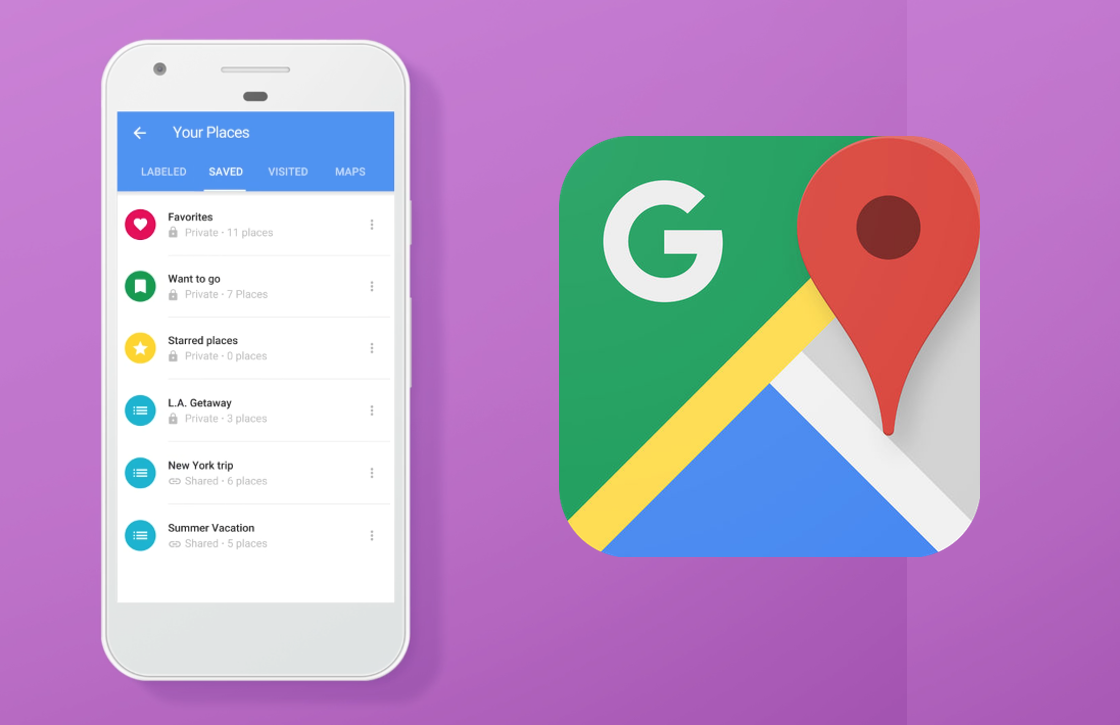 Zo kun je lijstjes maken en delen met de Google Maps-update