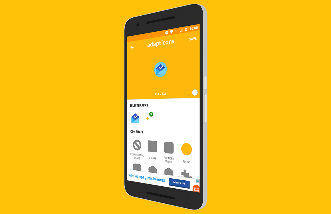 Maak je eigen app-icoontjes met Adapticons