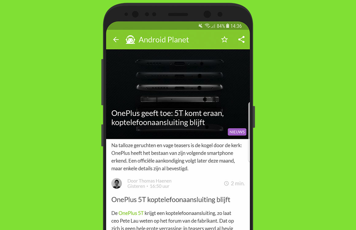 Android nieuws #44: OnePlus 5T en iPhone X-alternatieven