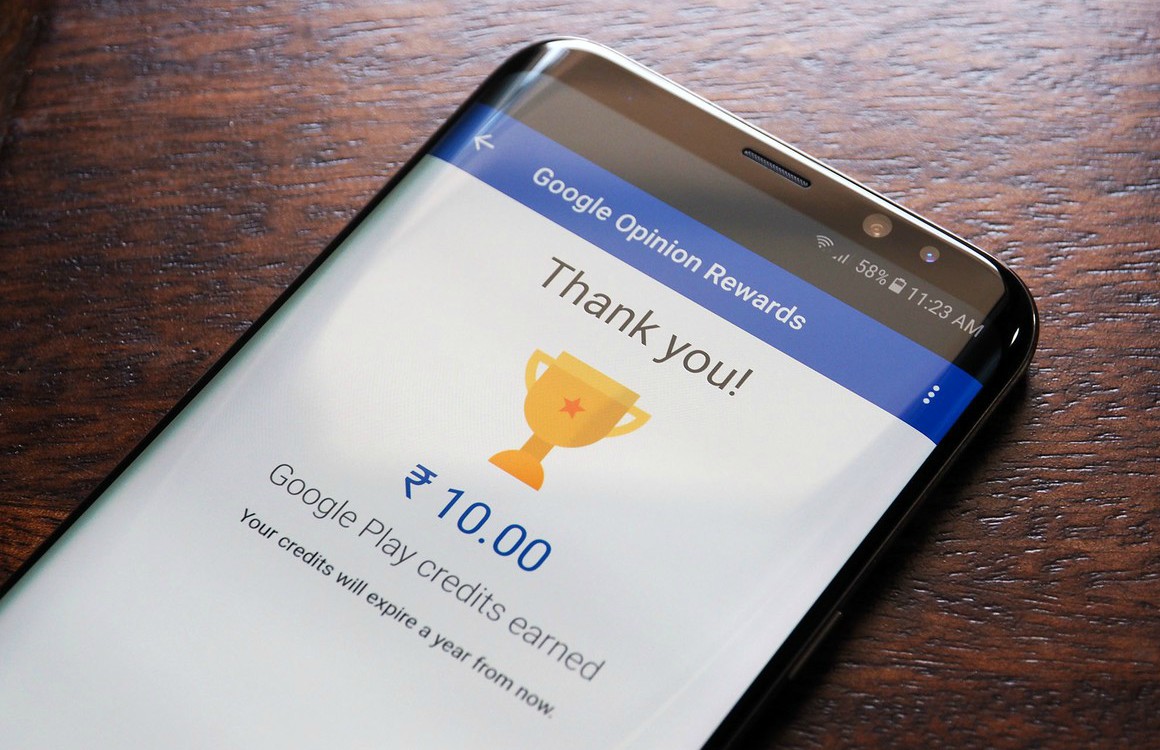 Verdien gratis Play Store-tegoed met Google Opinion Rewards