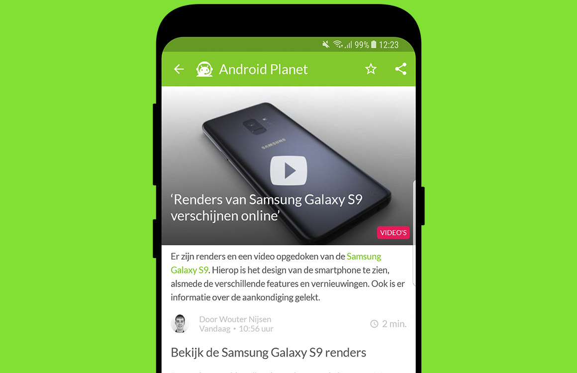 Android nieuws #50: Samsung Galaxy S9 en Google Maps Go