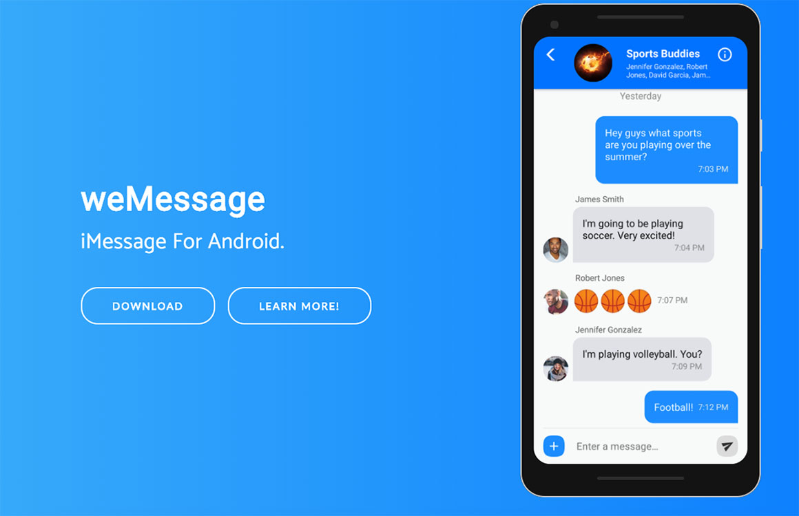 Deze app laat je iMessage op een Android-toestel gebruiken