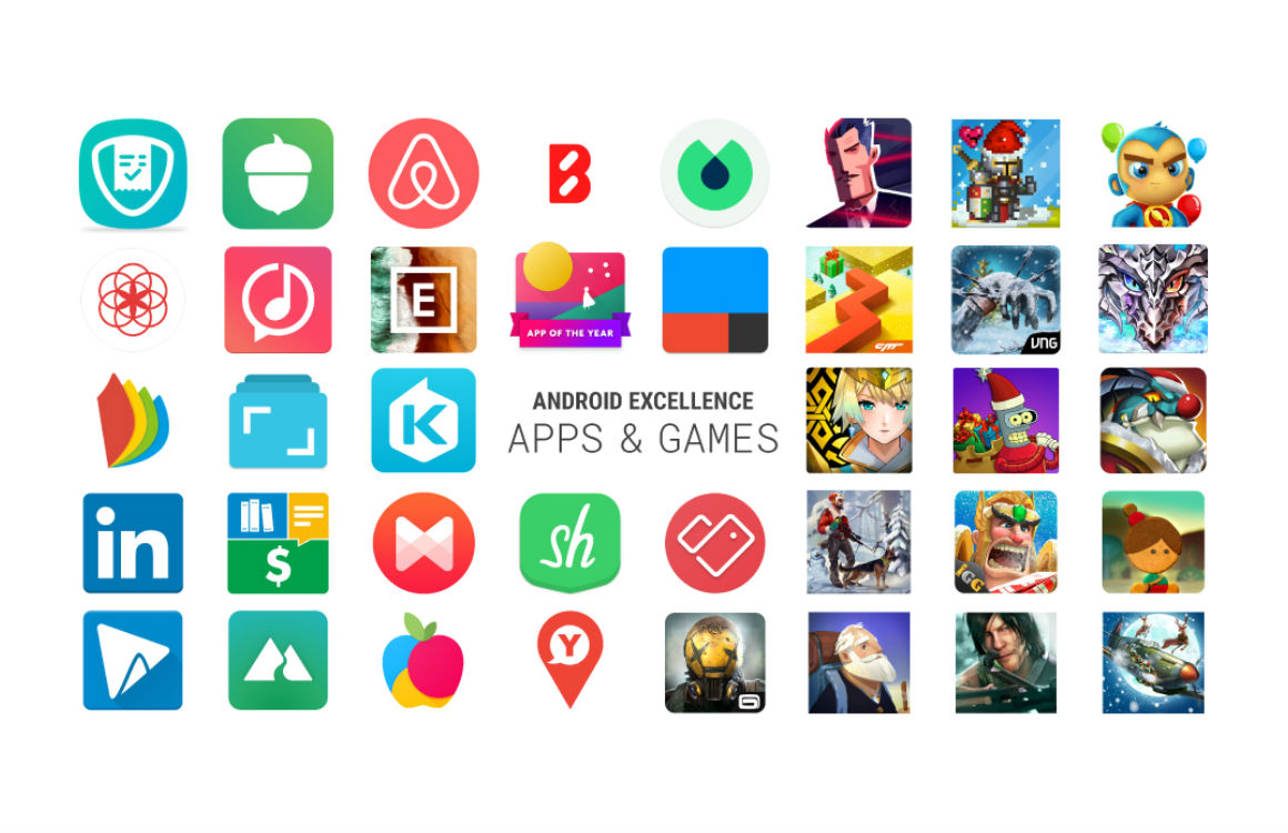 Google onthult nieuwe Android Excellence-apps voor 2018