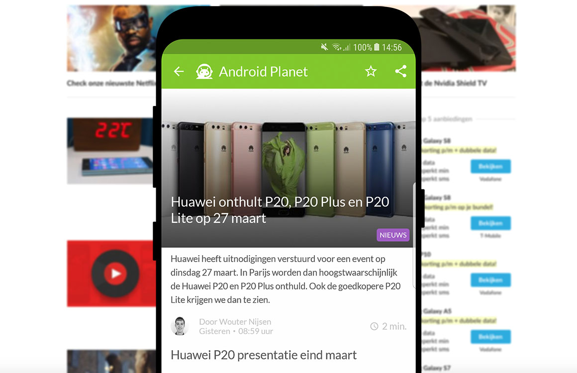 Android nieuws #5: Huawei P20 en Googles overname van HTC
