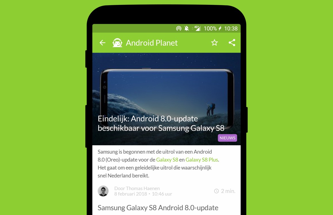 Android nieuws #6: Galaxy S8 krijgt Android Oreo en Huawei P20