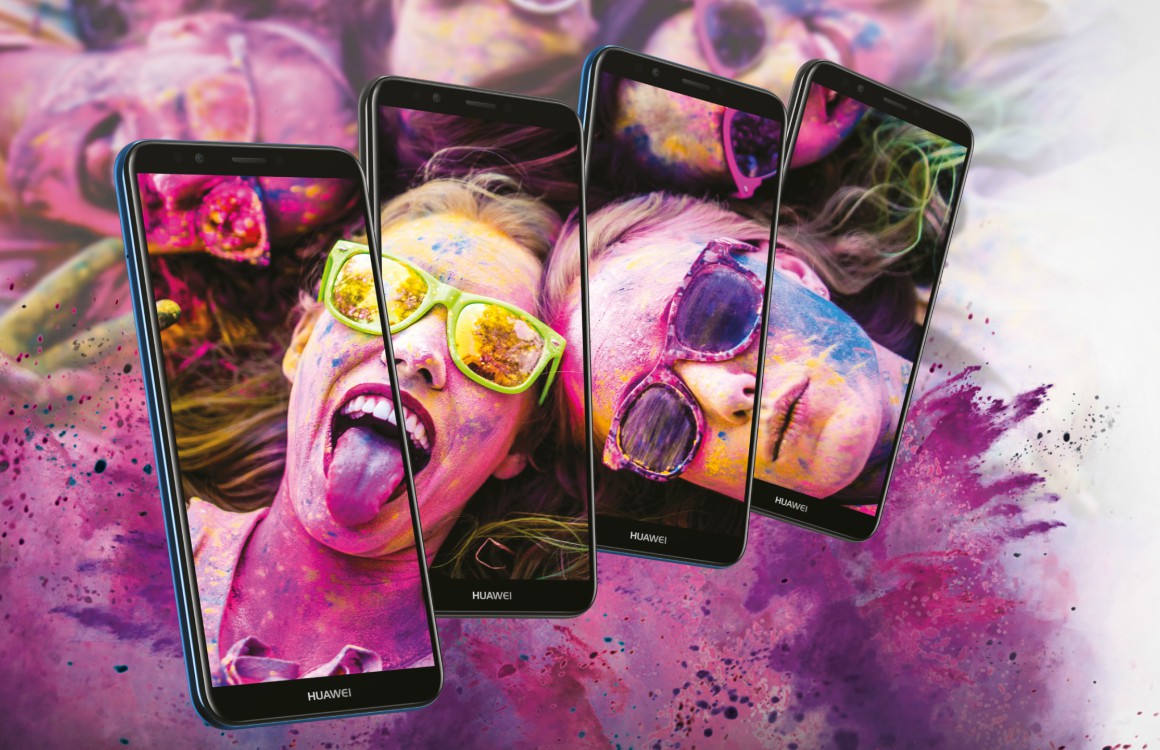 Huawei brengt 2018-versies Y7 en Y6 uit: randloze budgetsmartphones