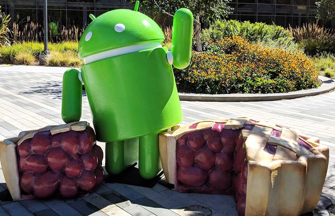 Google onthult het officiële Android Pie-beeld