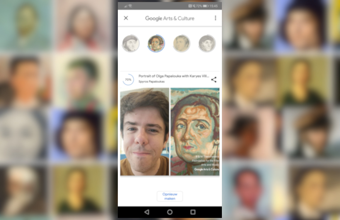 Met ‘Art Selfie’ vertelt Google je welk kunstwerk jij bent