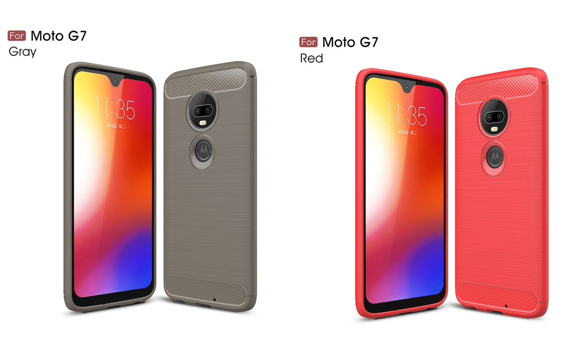 ‘Gelekt hoesjes laten design Motorola Moto G7 zien’