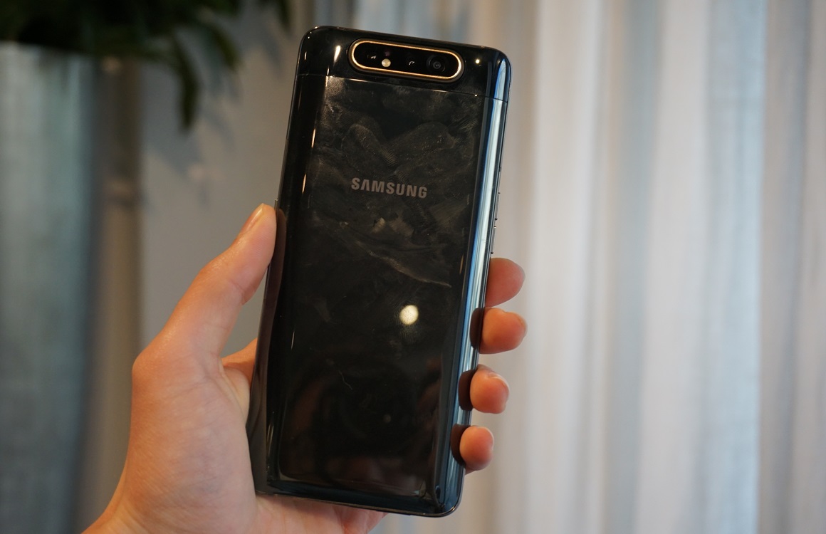 ‘Samsung Galaxy A82 krijgt uitschuifbare camera die kan kantelen’