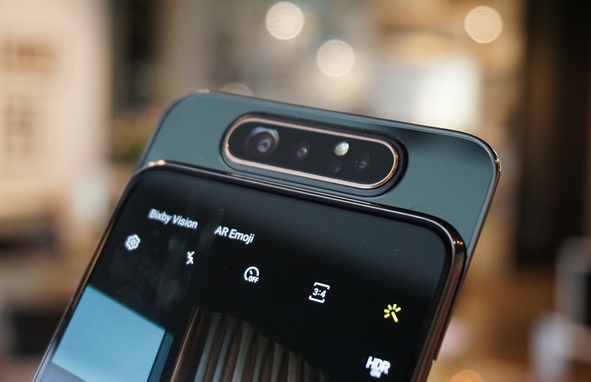 Samsung brengt Galaxy A80 met kantelende camera uit in Nederland