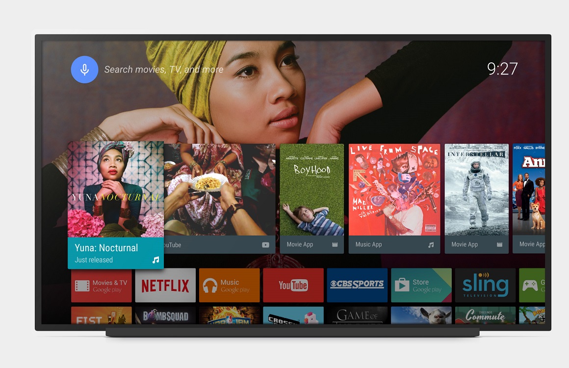 Zo ziet de nieuwe Google Play Store voor Android TV er straks uit