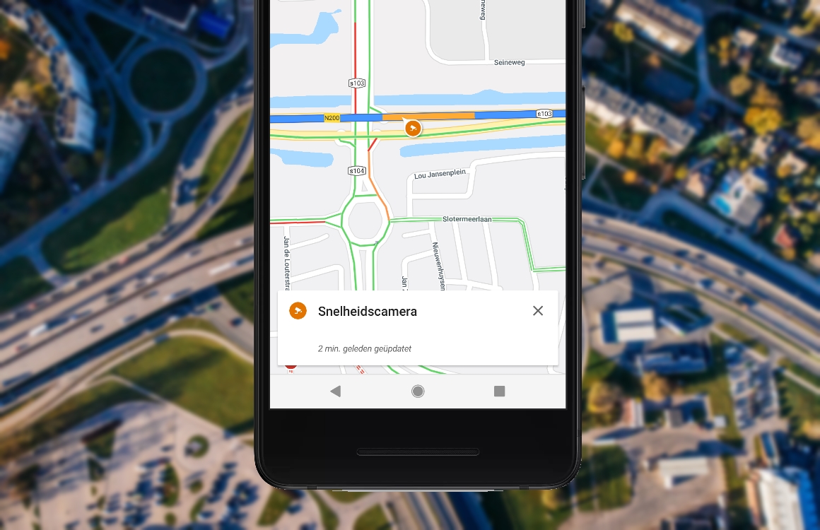 Google Maps-app toont vanaf nu flitspalen tijdens navigeren