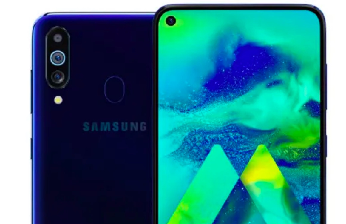 ‘Gelekte render toont Samsung Galaxy M40 met voorkantvullend scherm’