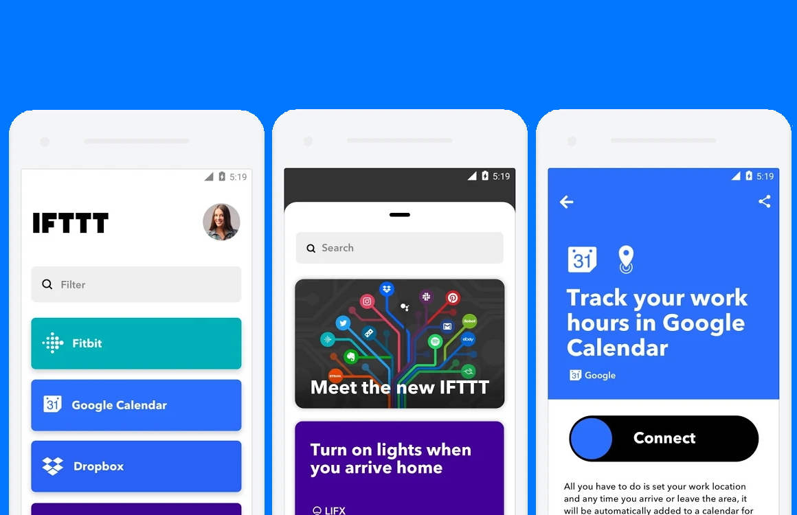 IFTTT-app voor Android krijgt nieuw uiterlijk in grote update