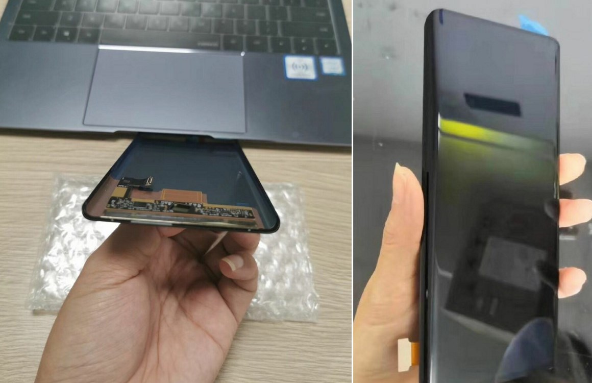 ‘Foto’s Huawei Mate 30 Pro-scherm tonen randloos design en notch’