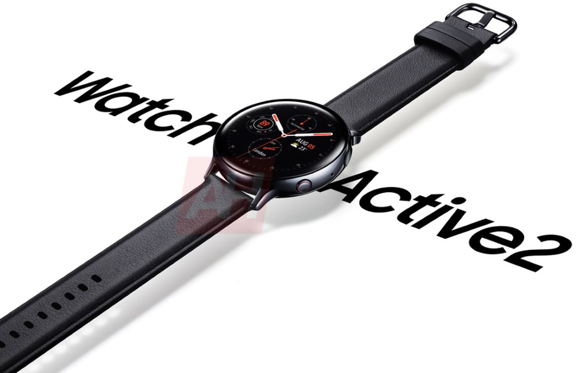 Galaxy Watch Active 2 opnieuw gelekt, ditmaal op officiële renders