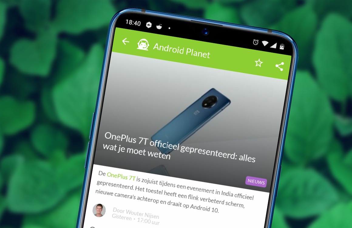 Android nieuws #39: OnePlus 7T officieel en Android 10 Go aangekondigd