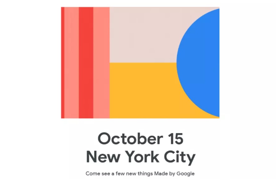 Google kondigt Pixel 4 (XL) en meer producten aan op 15 oktober