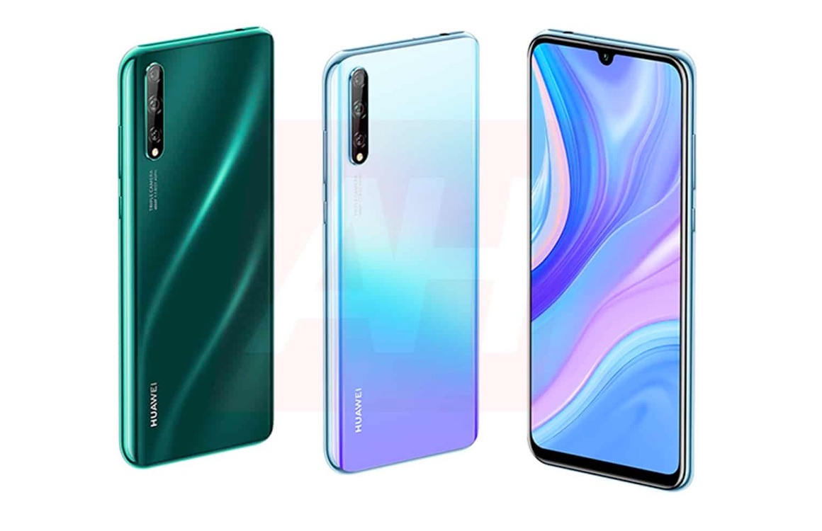 ‘Huawei P Smart (2020) gelekt in kleurrijke persrender’