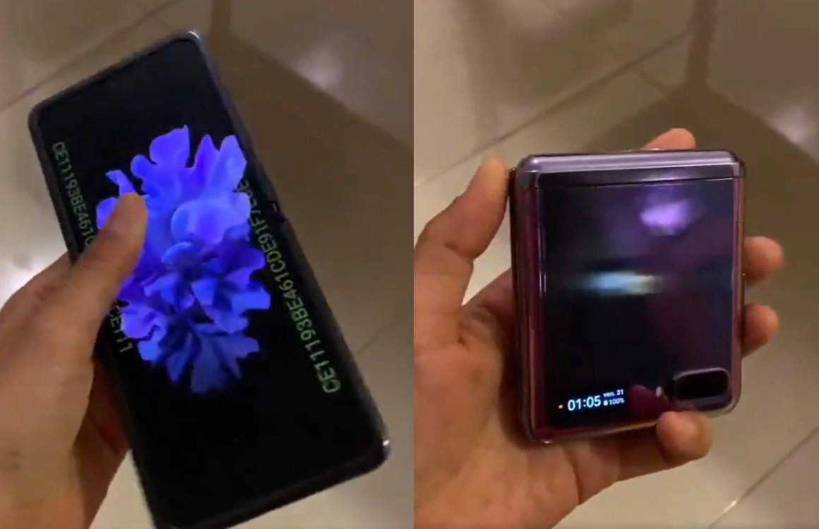 ‘Samsung Galaxy Z Flip-video toont toestel kort in actie’