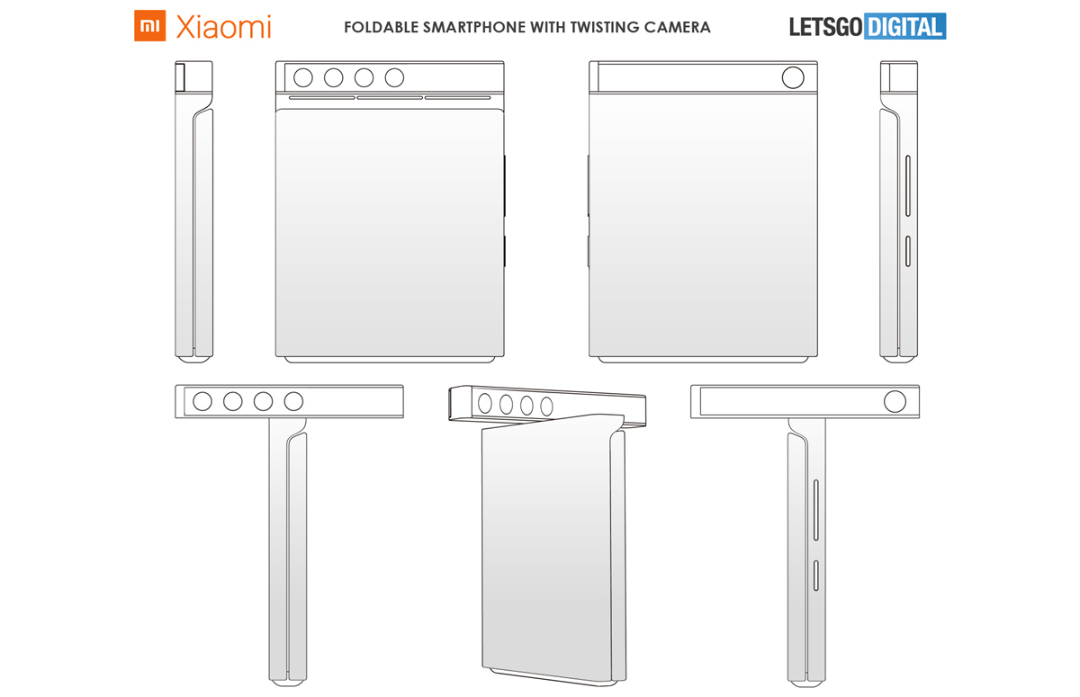 Xiaomi werkt mogelijk aan vouwbare telefoon met roterende camera