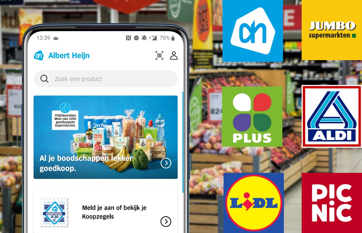 Vergelijking: 6 supermarkt-apps langs de meetlat