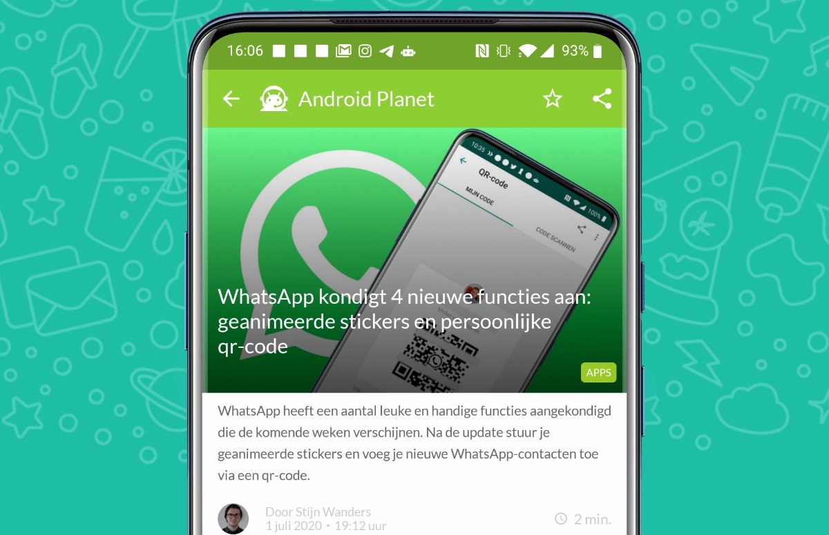 Android-nieuws #27: Forse update voor WhatsApp en Ziggo kijken op Android TV