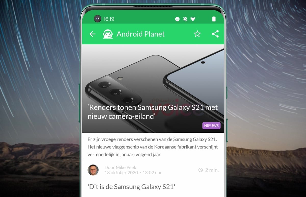 Android-nieuws #43: Samsung Galaxy S21-renders, OnePlus 9 en meer