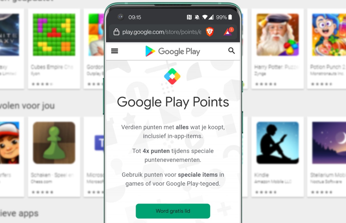 Google Play Points nu beschikbaar: punten sparen voor gratis Android-apps – update