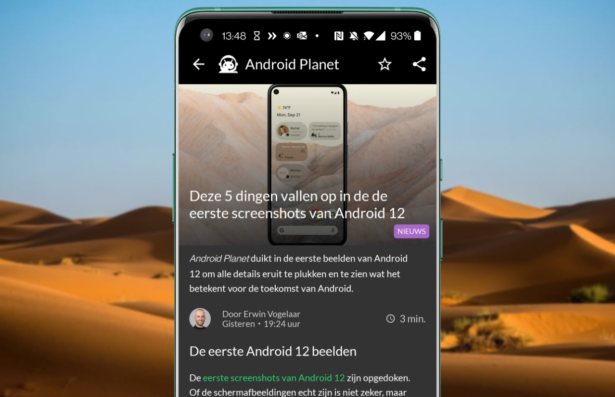 Android-nieuws #6: Android 12, Xiaomi Mi 11 naar Nederland en Android Auto