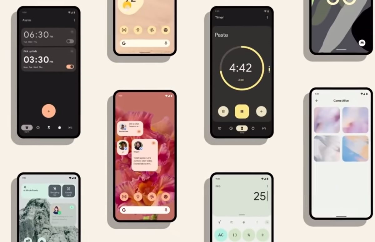 Deze fabrikanten gaan aan de slag met Material You-ontwerp van Android 12