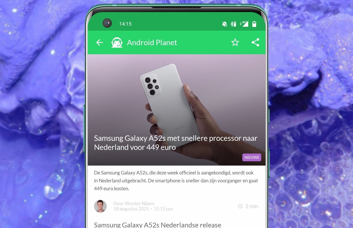 Het beste Android-nieuws: Samsung A52s naar Nederland en Android Auto-app