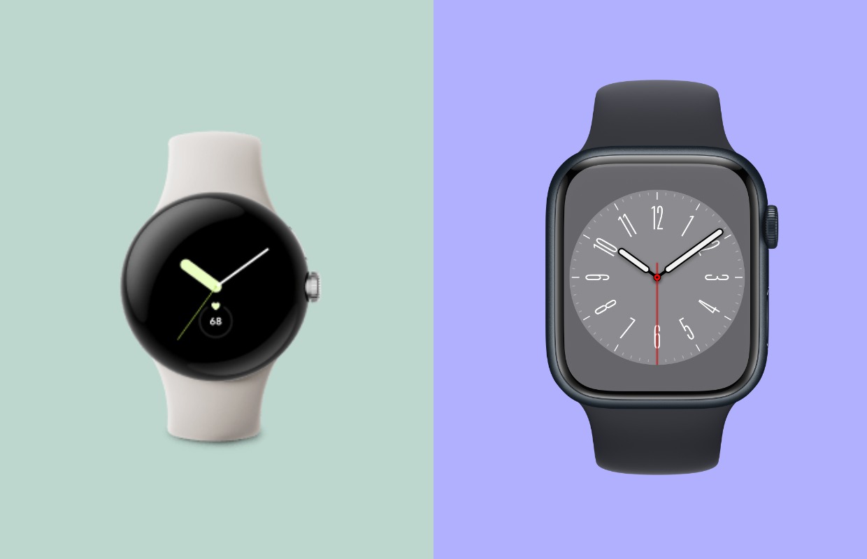 Google Pixel Watch vs Apple Watch: deze moet je (niet) hebben
