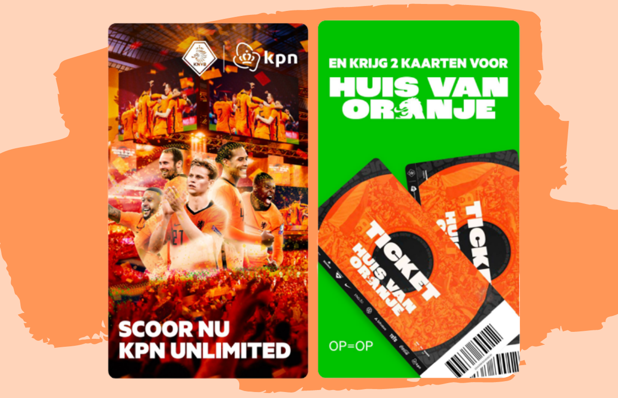 Kies voor KPN Unlimited en juich Oranje naar de overwinning (ADV)
